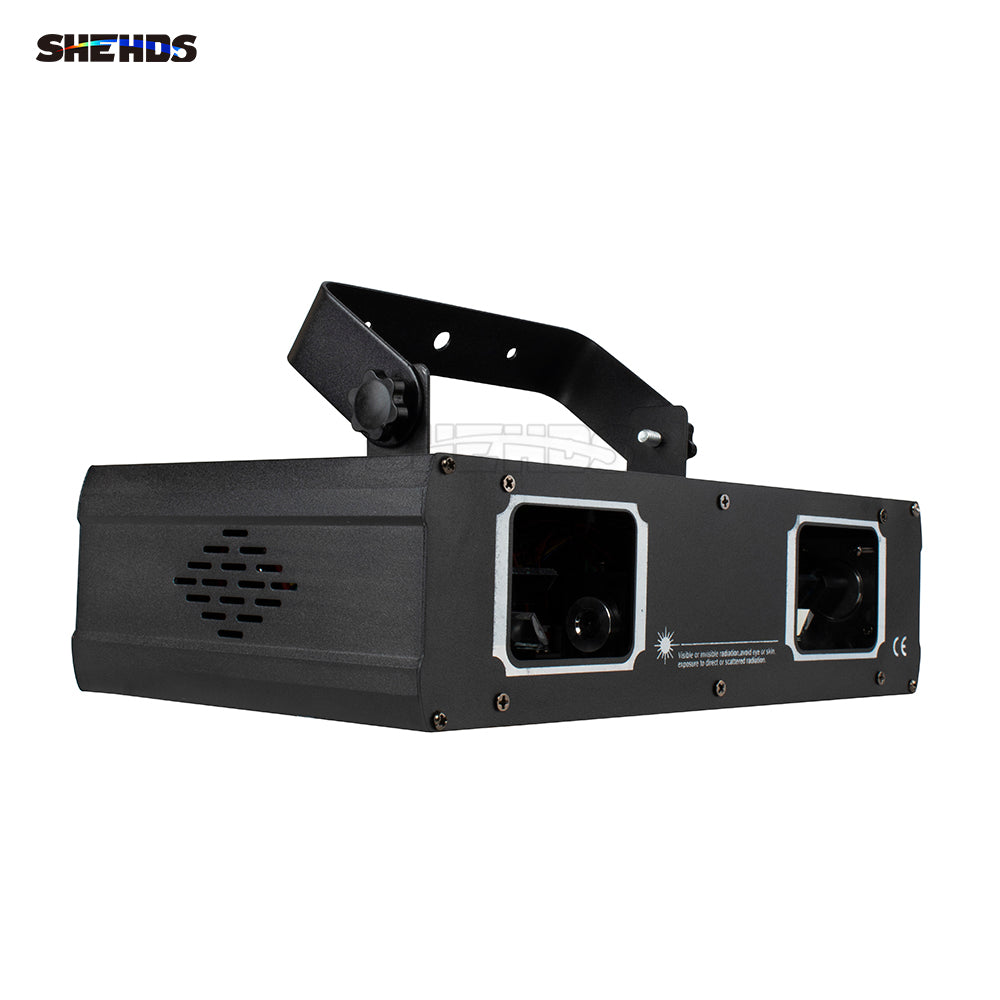 SHEHDS Laser Lamp 2 Head Laser For Performance Stage DJ Nightclub Wedding