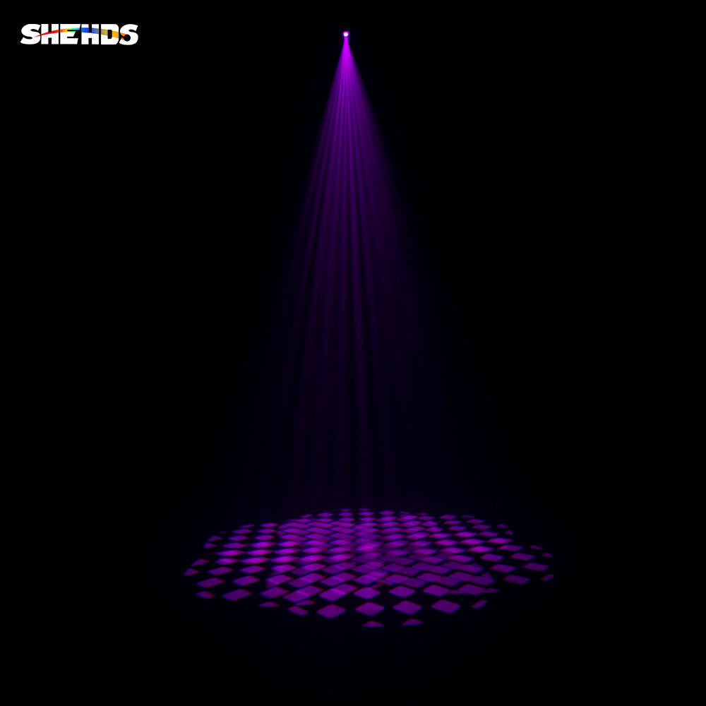 SHEHDS 6 Prism LED Spotlight 100W Gobo Light With LCD Display Stage Effect Lighting DJ Disco Stage Moving Head Lights Stage DJ Lighting