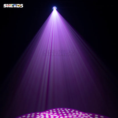 (6-Prism) LED Spot 100W Gobo Lights With LED Ring and LCD Display Moving Head Stage Effect Lighting DJ Disco