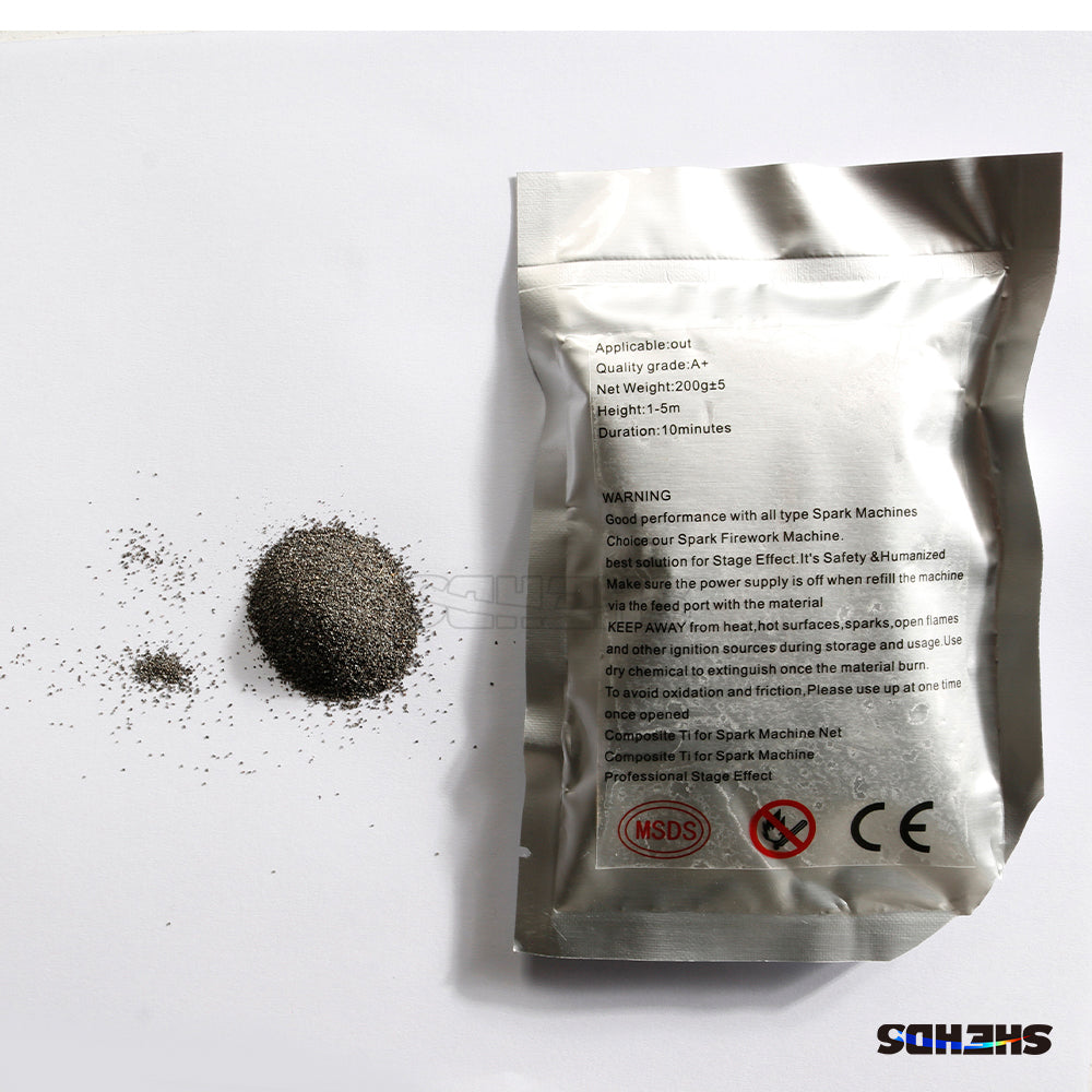 SHEHDS Spark Powder For 650W Spark Machine, Divided Into 2 Types- Indoor & Outdoor