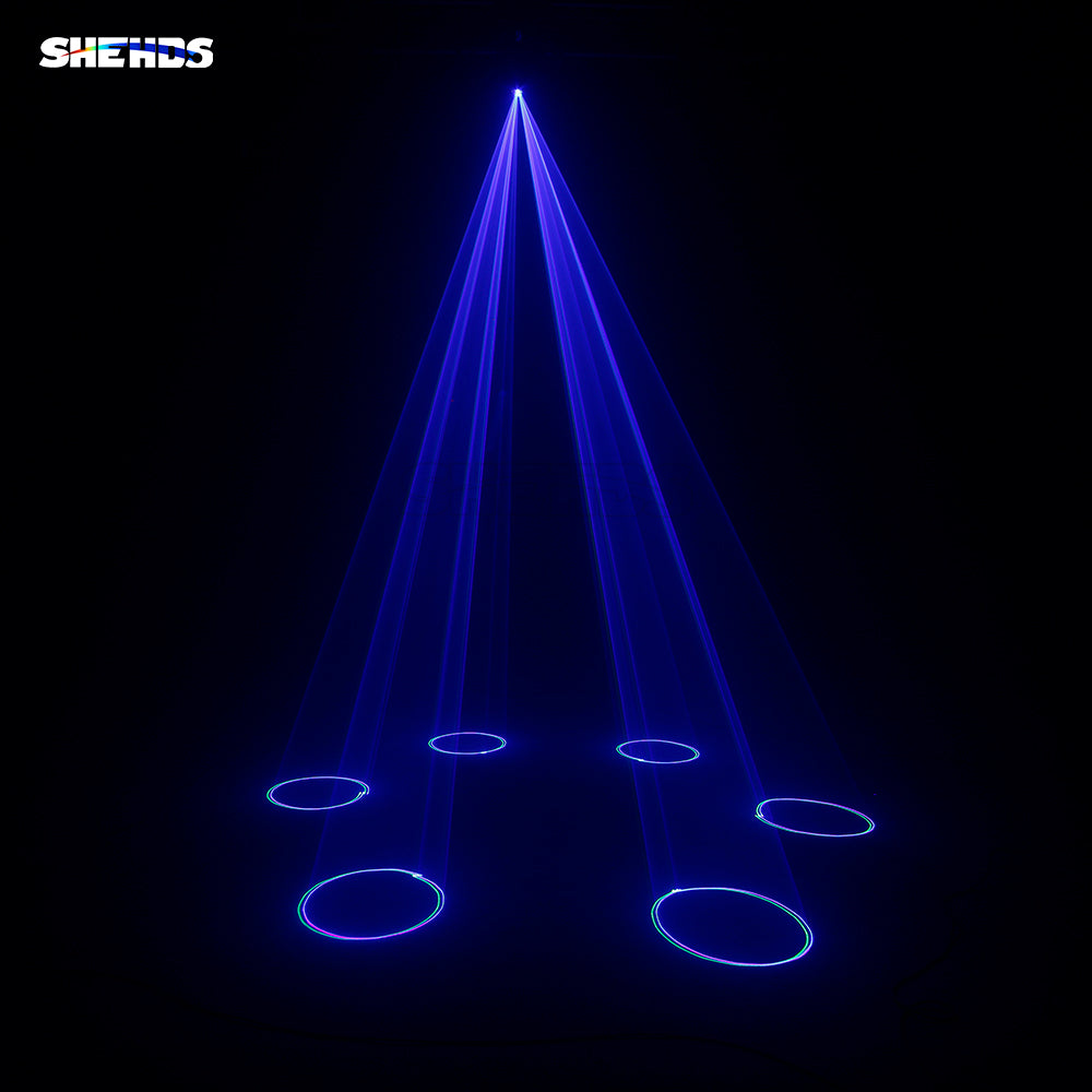 SHEHDS Waterproof Laser 3W RGB Scanning Pattern Animation Laser Light for Performance Stage Wedding DJ Nightclub