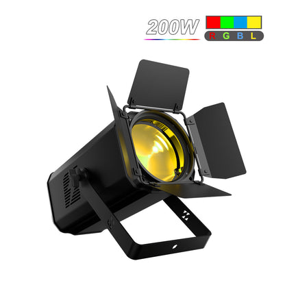 SHEHDS App Control 200W/300W COB Par Light with Barndoor Spot Zoom Stage Light