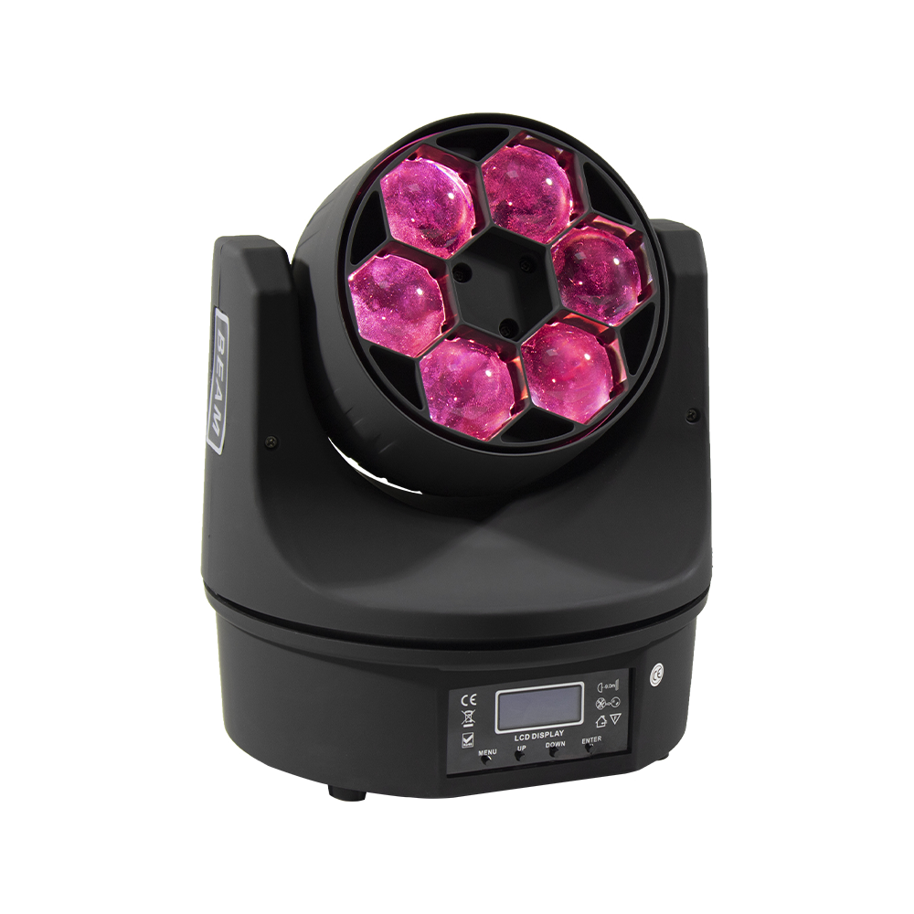 LED Beam+Wash 6x15W RGBW 4IN1 Bees Eye Moving Head Light