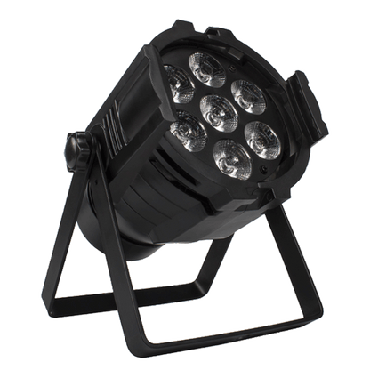 Mini LED 7x18W Aluminum Alloy LED Par Light 6in1 RGBWA+UV For DJ Stage Lights Disco Wedding Party DMX512