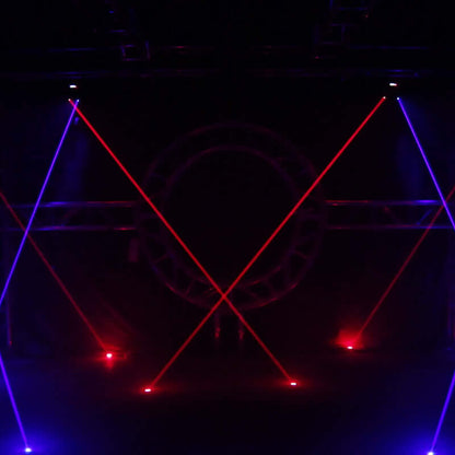 SHEHDS 3000mW RGB / RGB 3in1 DMX Scanner Moving Head Laser Light