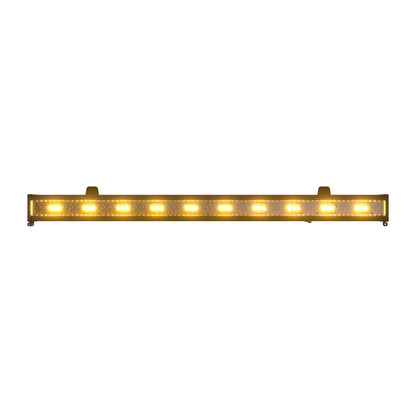SHEHDS Waterproof LED Retro 10x20W Amber Strobe Light Zero Noise Outdoor