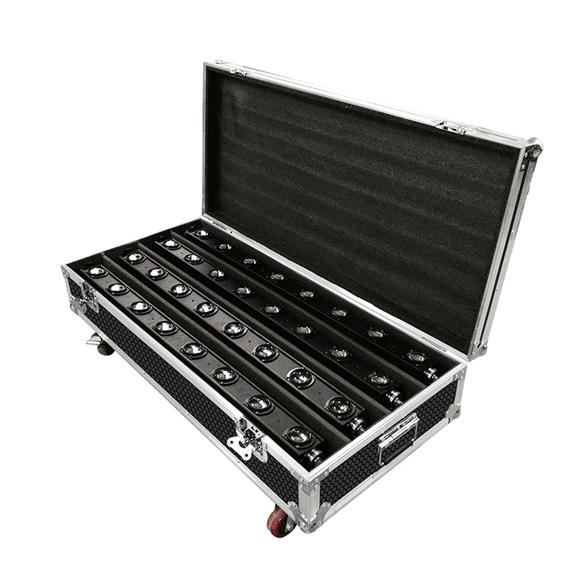 LED Beam 8x12W RGBW Moving Head Lighting For Wedding DJ Show
