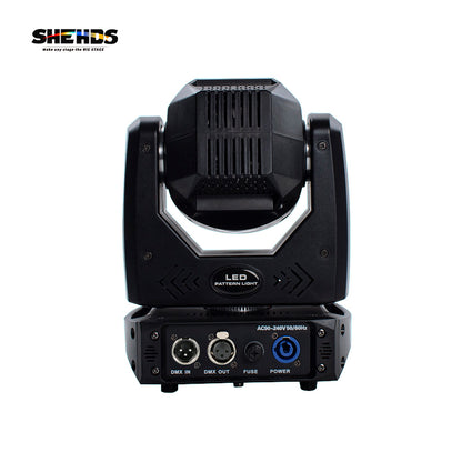 SHEHDS LED Spotlight 80W With 3-Prism Gobo Moving Head Light Party Dj Equipment DJ Disco Night Club