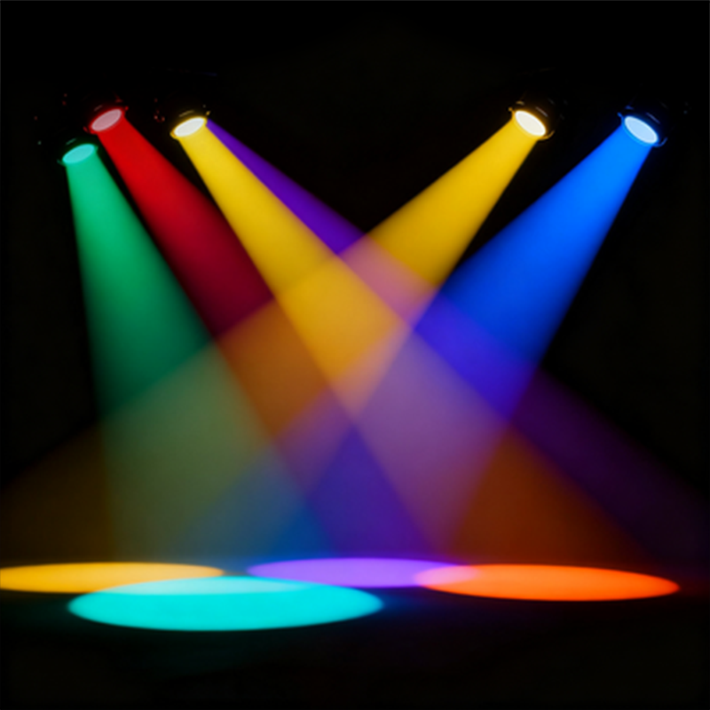 LED Optical Zoom LEKO 250W/350W LED  RGBWAUV/RGBLAC/RGBW/RGBL/Warm+Cool White Profile Spotlight Four-leaf Manual Shutters Barrier Light