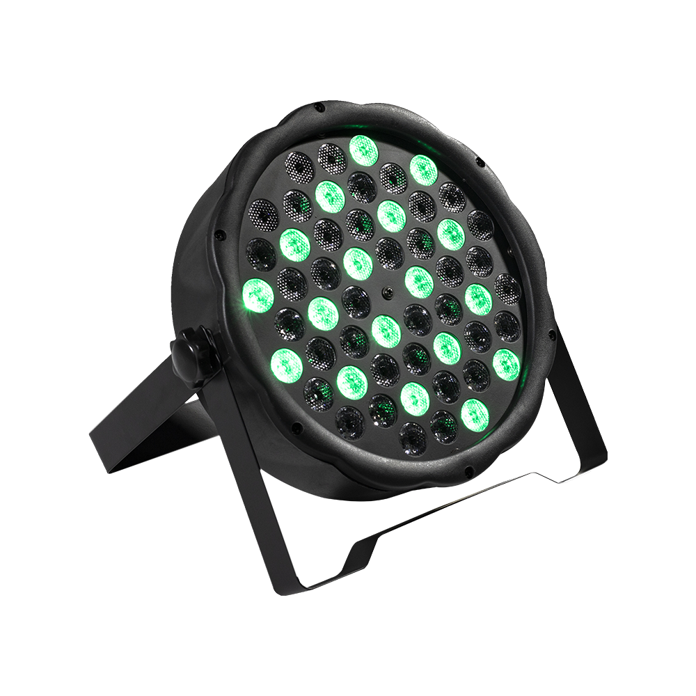Silent Slim Par LED 54x3W RGBW LED Flat Par Color Mixing Wash Light St