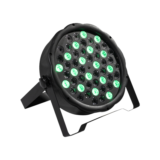 Silent Slim Par LED 54x3W RGBW LED Flat Par Color Mixing Wash Light Stage Uplighting DMX512 for Club Bar Disco DJ