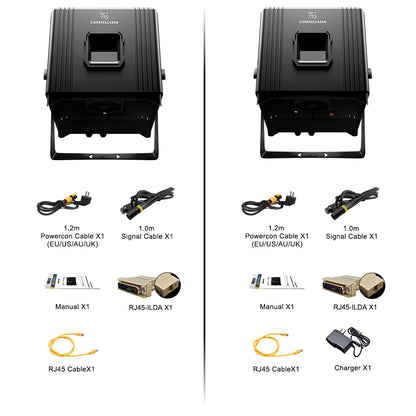 ConstelLaser Waterproof 6W RGB Animation Laser Light Rechargeable One piece housing touchscreens