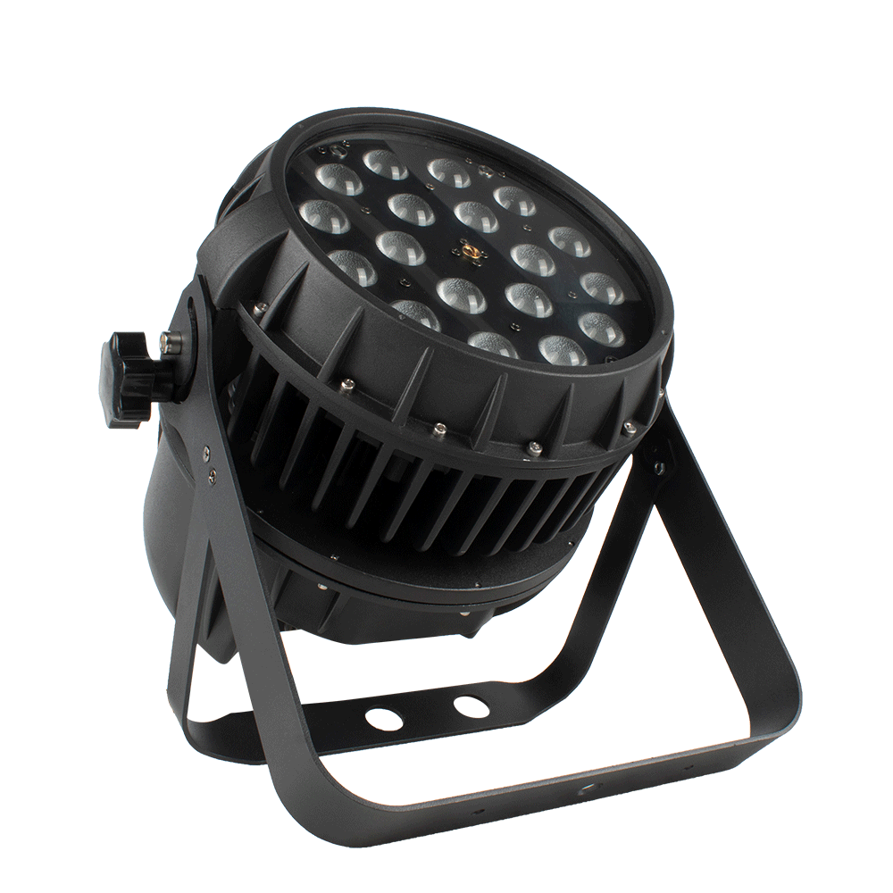 SHEHDS IP65 Waterproof LED Zoom Par Light 18x18W 6in1 RGBWA+UV Outdoor Performace Stage DJ Club