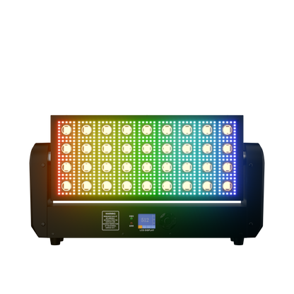 SHEHDS 200W 36 LED Strobe Beam Light 5050RGB 0.3W Wash Moving Head Stage Lighting For DJs