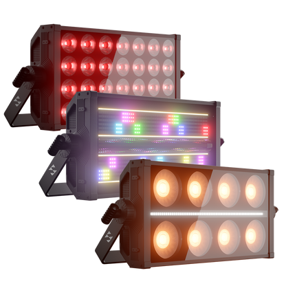 SHEHDS 350W RGBW Flood Wash Light / Strobe Light / Blinder Wash Light