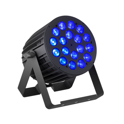 SHEHDS New Version Big Aluminum alloy LED 18x18W RGBWA+UV 6In1 PAR Light High Power Even Color Mixing For DJ Projector