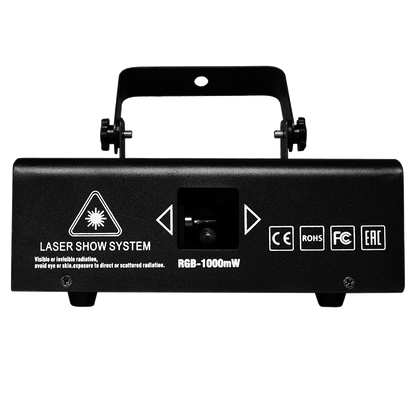 SHEHDS 1W RGB Scan Laser Double Pattern Superimposed For Performance Stage DJ Nightclub Wedding