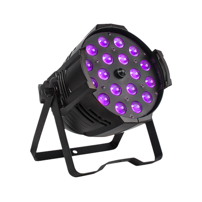 LED Zoom Par 18x18W RGBWA+UV Lighting Dj Disco Stage Lighting Good for Party Night Club