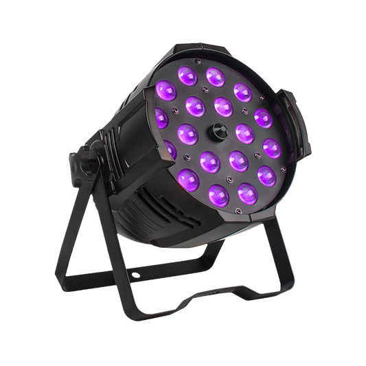 LED Zoom Par 18x18W RGBWA+UV Lighting Dj Disco Stage Lighting Good for Party Night Club