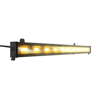 SHEHDS Waterproof LED Retro 10x20W Amber Strobe Light Zero Noise Outdoor