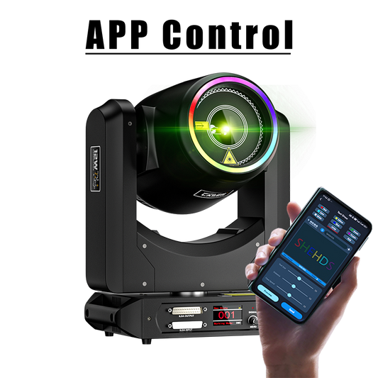 New APP Control  Constellaser 12W Moving Head Laser Light With Ring Effect For bar Concerts Walking Street