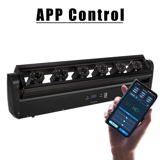 New APP Control  Laser Moving Head 3000mW RGB & RGB 3in1 DMX Scanner Laser Light 6 Head Full Color For Party Disco DJ Bar Clearance
